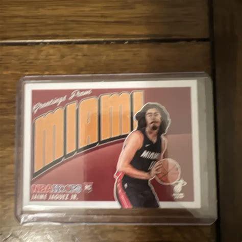 2023 24 NBA HOOPS Jaime Jaquez Jr 2 Rookie Greetings RC NBA Miami