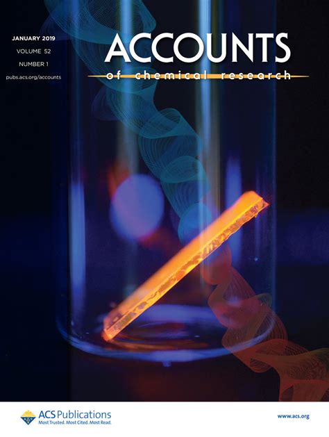 Pdf January Accounts Of Chemical Research Volume Issue