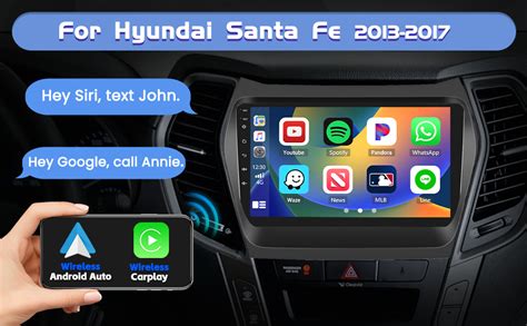 Amazon Roinvou 2 64G Android CarPlay Stereo For 2013 2017 Hyundai