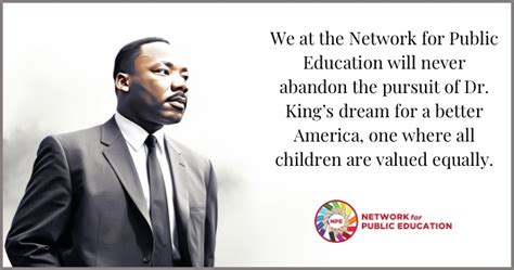 The Network for Public Education Honors Dr. Martin Luther King, Jr ...