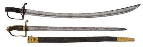 Lot Detail Lot Of 2 Early American Short Swords