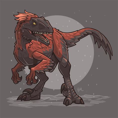 Pyroraptor by Binever on DeviantArt