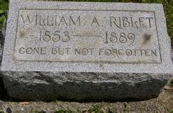 William A Riblet 1853 1889 Mémorial Find a Grave