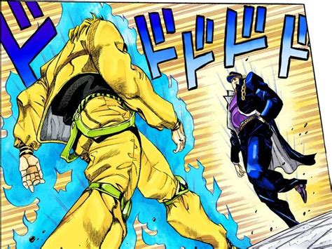 Create Comics Meme Dio Against Jotaro Manga Za Warudo Jojos