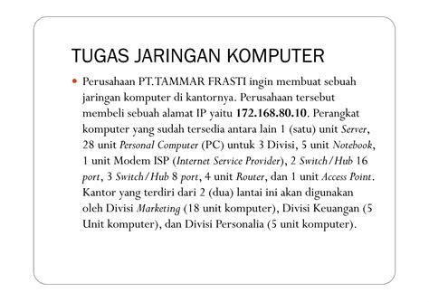 Tugas Jaringan Komputer Ppt