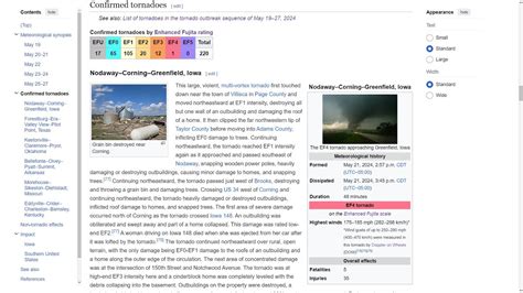 Greenfield IA EF4 Tornado EAS PDS Tornado Warnings On NOAA Weather