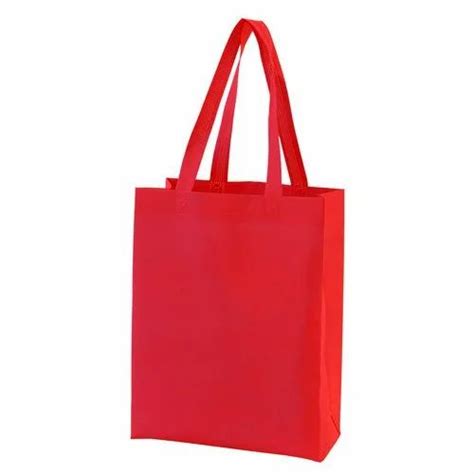 Red Non Woven Loop Handle Carry Bag At ₹ 8 Piece In Bhopal Id