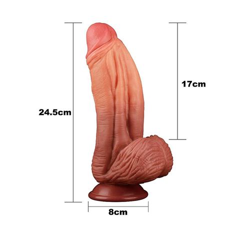 LOVETOY NATURE COCK 10 Pênis Realístico Glande Definida Veias