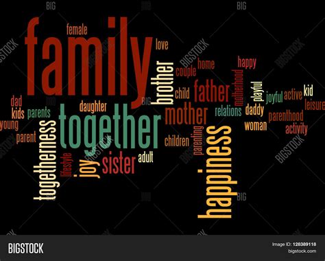 Family Word Cloud Image & Photo (Free Trial) | Bigstock