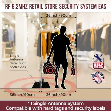 Bullseye Protection Checkpoint Compatible Rf 82mhz Single Antenna