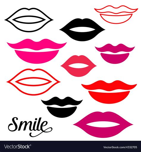 Woman Lips Royalty Free Vector Image Vectorstock