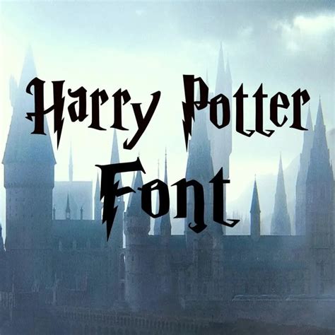 Harry Potter Font Download Fonts