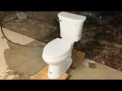 Glacier Bay Powerflush Toilet Detailed View Youtube