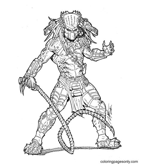 Predator Adult Coloring Pages Coloring Pages