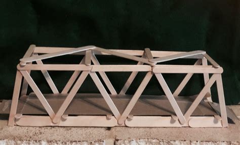 Popsicle Stick Truss Bridge Instructions