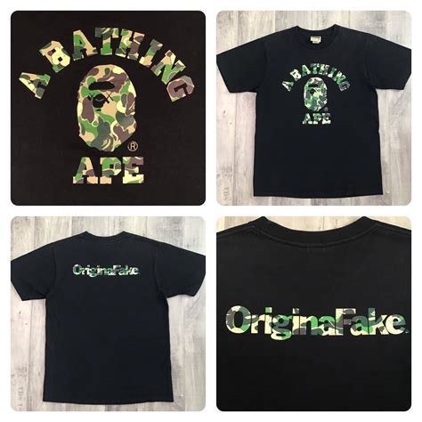 Kaws × Original Fake × Bape Tシャツ Mサイズ カウズ A Bathing Ape ベイプ エイプ アベイシング