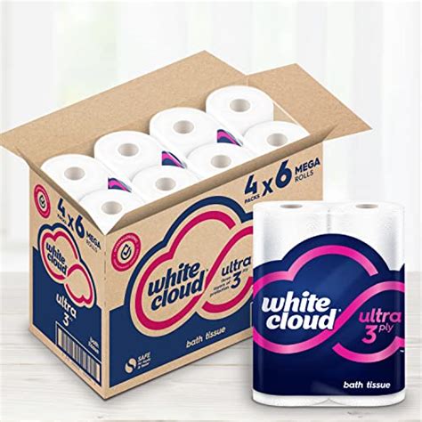 White Cloud Ultra Ply Toilet Paper Rolls Pack Of Pricepulse