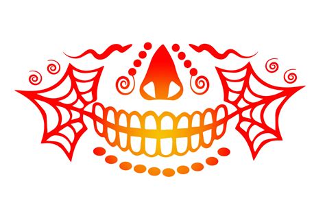 Halloween Face Mask Svg Cut File (807308) | Cut Files | Design Bundles