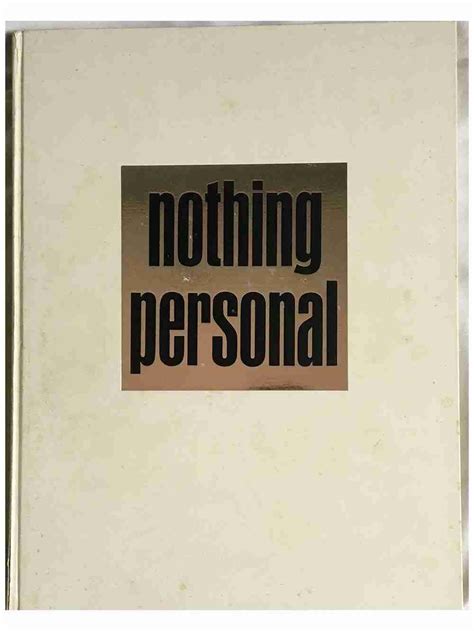 Buy Nothing Personal Book - Rare Books Finder