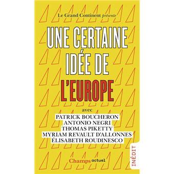 Une Certaine Id E De L Europe Poche Patrick Boucheron Antonio