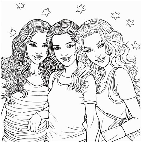 Dibujo 06 De Bff Best Friends Forever Para Colorear