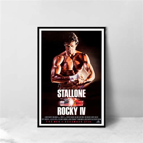 Rocky IV Movie Poster High Quality Canvas Art Print Room Decoration Art ...