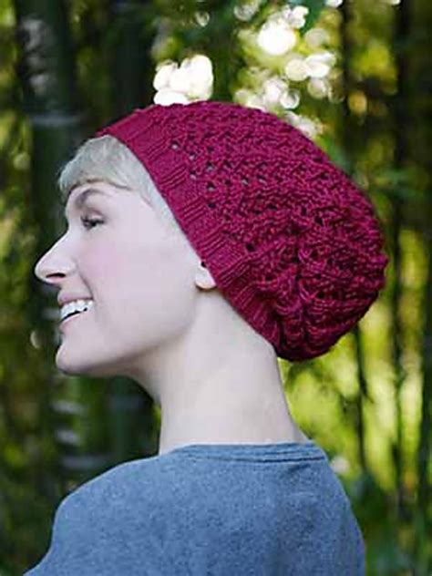 Ravelry Ribbed Lacy Slouch Pattern By Shannon Dunbabin