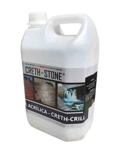 Resina Acr Lica S Lidos Creth Stone Brasil