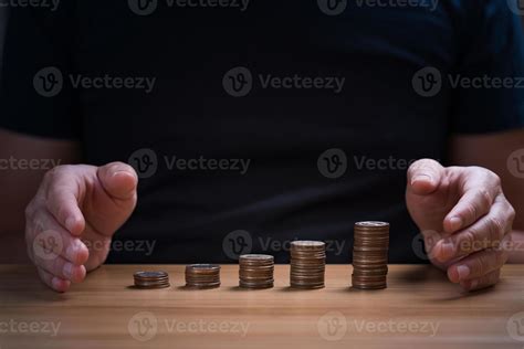 businessman protecting money, financial stability management concept