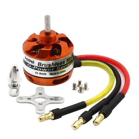 Anoel D2822 1100kv 1450kv 2600kv 2 3s Outtrunner Motor Sem Escova Para