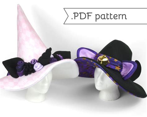 Diy Witch And Wizard Hat Sewing Patternssosuperawesome Witch And Wizard Hat Sewing Patternscholy