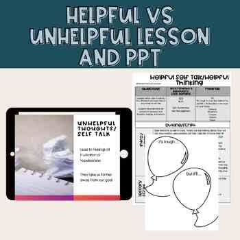 Helpful And Unhelpful Thinking Lesson And Ppt In Lesson Lesson