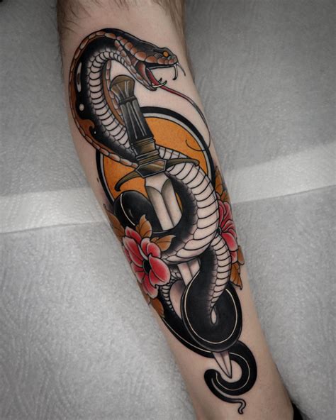 Traditional Cobra Tattoo