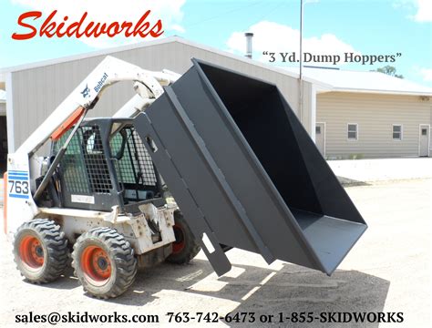 Dump Hoppers Skidworks Skid Steer And Telehandler Attachments