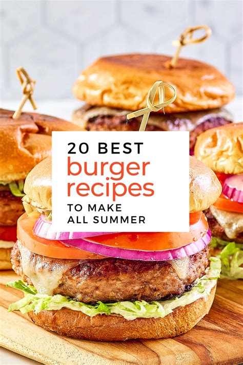 20 Best Healthy Burger Recipes – Nature's Gateway