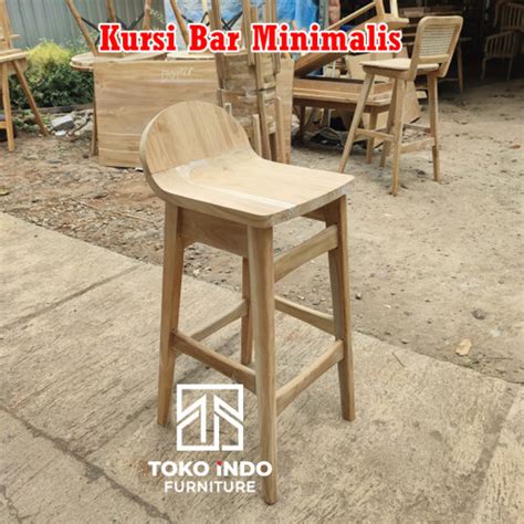 Jual Kursi Bar Cafe Minimalis Kursi Bar Jati Murah Kursi Barstool