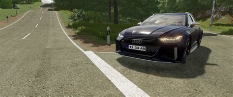 Fs Audi Rs Avant C V Cars Mod F R Farming Simulator