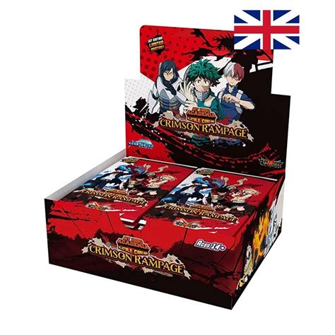 Booster Box Display Sobres Series Crimson Rampage Ingl S My Hero