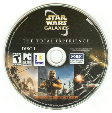 Star Wars Galaxies The Total Experience Cover Or Packaging Material