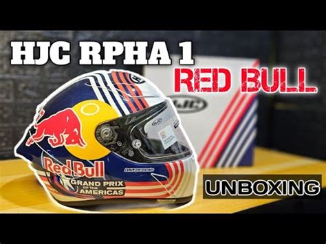 HJC RPHA 1 REDBULL AUSTIN GP UNBOXING YouTube