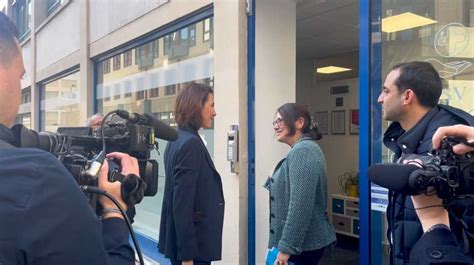 Vid Os Rouen Val Rie Hayer En Campagne Pour Les Europ Ennes Apporte