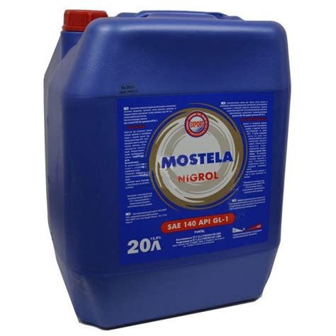 MOSTELA НИГРОЛ SAE 140 Трансмиссионное масло 20l