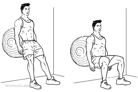 A Man Doing Squats With A Barbell In Front Of Him And Another Man