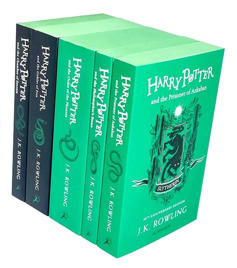 Harry Potter House Slytherin Edition Series 11 15 5 Books Collection