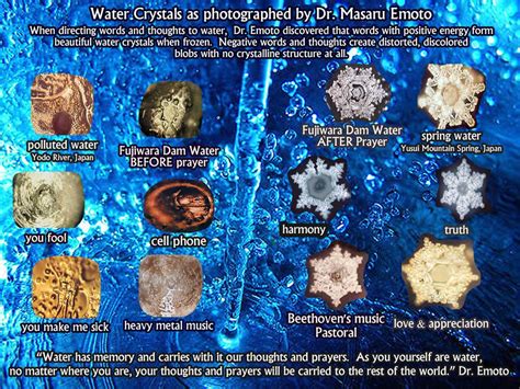 Dr Masaru Emoto S Water Crystals Show Us The Power Of Words Masaru Emoto Masaru Emoto Water