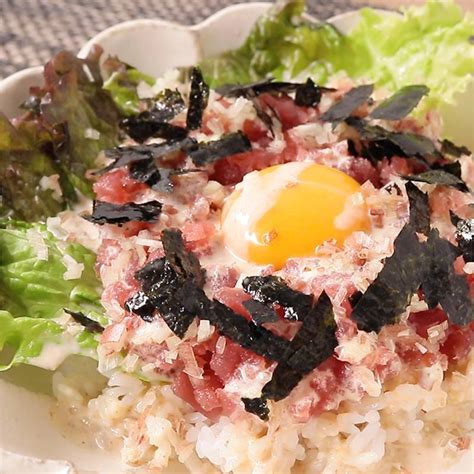 生姜香る ごまだれのマグロたたき丼 作り方・レシピ クラシル