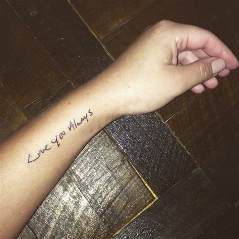 Handwriting Tattoo | Handwritten Tattoos