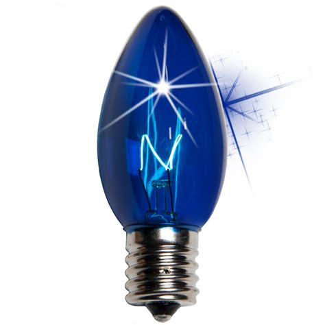 C9 Christmas Light Bulb C9 Twinkle Blue Christmas Light Bulbs