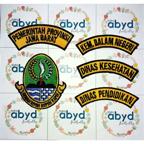 Jual Bordir Bordir Bet Badge Logo Dan Lokasi Bordir Seragam PDH Khaki