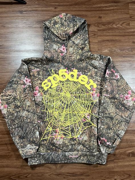 Young Thug Sp5der Spiderworldwide Real Tree Camo Og Web Hoodie Grailed